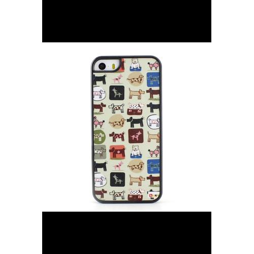 Coque Rigide , Chien , Chiens , Pailletté , Apple Iphone 5s