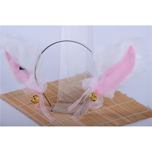 Serre Tête Pince Barrette Oreille Chat  Animaux Renard Clochettes Noeuds Cosplay Neko Gothique Lolita Kawaii Manga Anime Black Sugar Mode Déguisement Chat Animaux Nekomimi Costume Paris