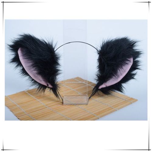 Serre Tête Pince Barrette Oreille Chat Renard Animaux Cosplay Neko Gothique Lolita Kawaii Manga Anime Black Sugar Mode Déguisement Chat Animaux Nekomimi Costume Paris
