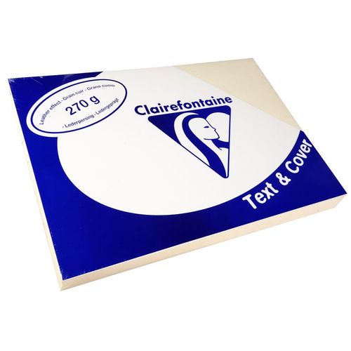 Clairefontaine Lot De 5 Pqts De 100 Couvertures Reliure Text&cover 270g A4 210x297 Mm Assorti Intense