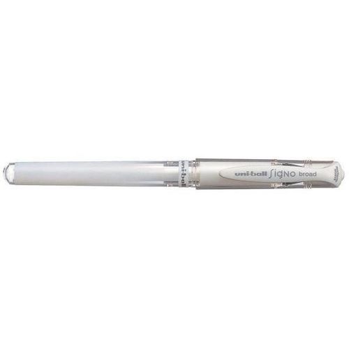 Uni-Ball Lot De 6 Stylos À Encre Gel Signo Broad (Um-153), Blanc