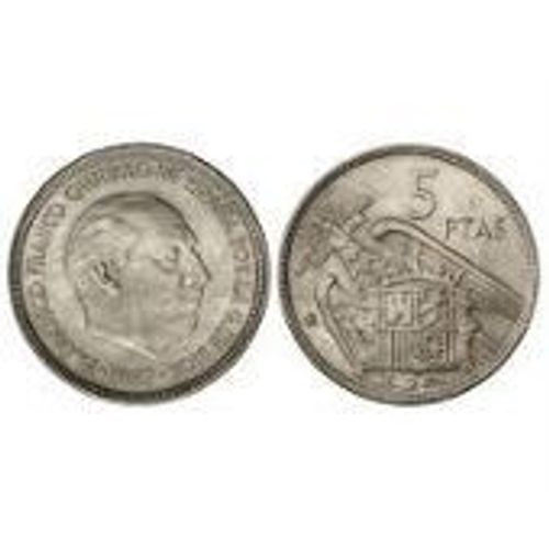 5 Pesetas Espagne 1957