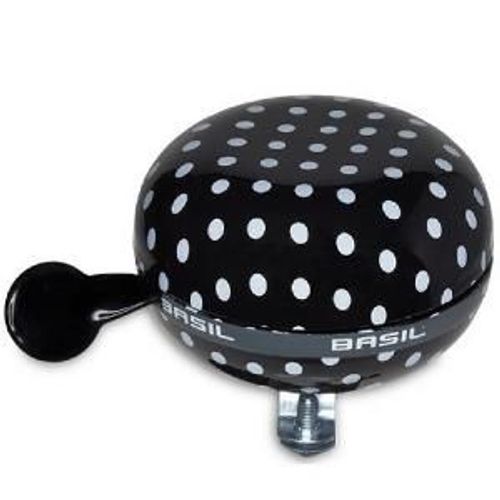 Sonnette Velo Basil Polka - Coloris: Blanc Pois Noir