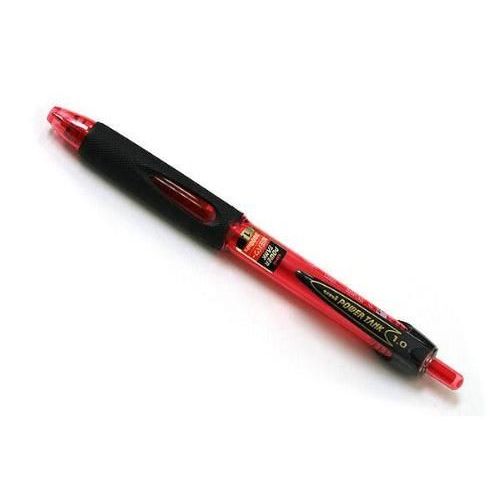 Uni-Ball Lot De 3 1x Stylo Bille Rétractable Power Tank Sn-220 Rouge
