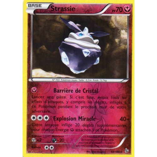 Strassie 68/106 Holo Reverse Pokemon Série Etincelles
