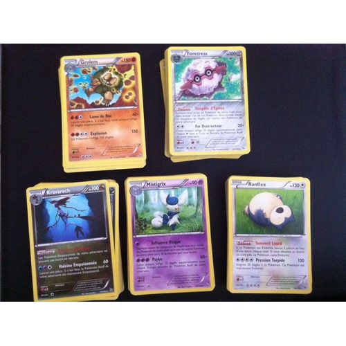 Lot De 45 Cartes Pokémon Dont 3 Rares Sans Doubles