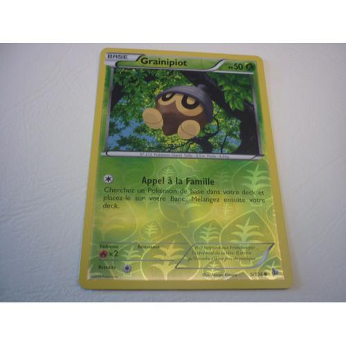 Carte Pokemon Francaise Xy Etincelles Grainipiot Reverse 5/106