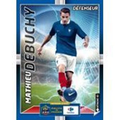 Carte Carrefour 3d Bleu Coupe Du Monde Football 2014 N°4 Mathieu Debuchy