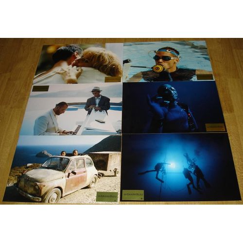 Le Grand Bleu - Jeu De 6 Photos Prestiges D'exploitation Cinématographique - Format 30x45 Cm - Un Film De Luc Besson Avec Rosanna Arquette, Jean-Marc Barr, Jean Reno, Paul Shenar - Année 1988