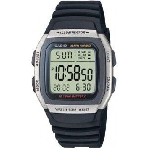 Casio Montre Noir Digital Mixte Casio Collection W-96h-1aves
