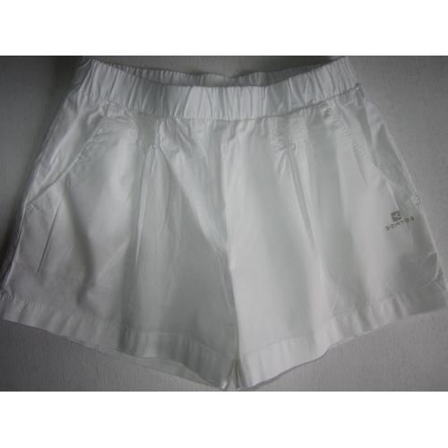 Short Été Blanc Domyos Neuf 10 Ans