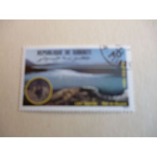 Timbre "Djibouti 1984 :Lac Assal."