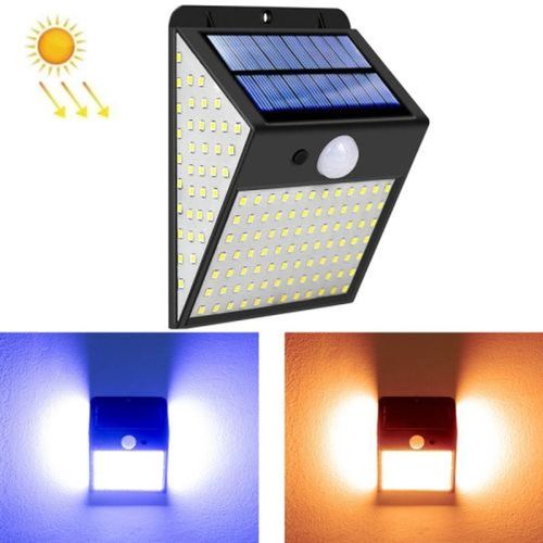 Applique Murale Led Avec Capteur Solaire, Étanche, Contrôle Intelligent De La Lumière (Froid Et Humide)
