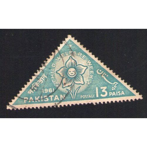 Pakistan 1961 Oblitéré Rond Used Child Welfare Week Semaine Protection Enfance