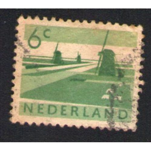 Pays Bas 1962 Oblitéré Rond Used Moulins À Vent