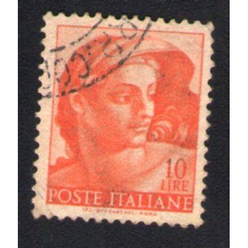 Italie 1961 Oblitéré Rond Used Fresques De La Chapelle Sixtine Tête De Nue
