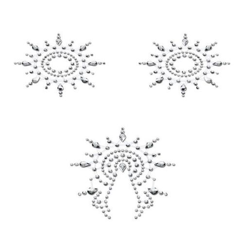 Lingerie - Bijoux Intimes Et Caches Tétons Nippies Strass Argente