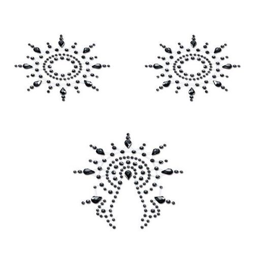 Lingerie - Bijoux Intimes Et Caches Tétons Nippies Strass Noir