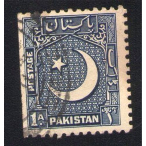 Pakistan 1948 Oblitéré Rond Used Stamp Croissant Et Étoile