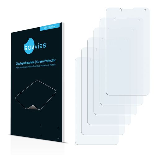 6x Savvies Su75 Ultraclear Film De Protection Écran Adapté Pour Huawei Ascend Y300
