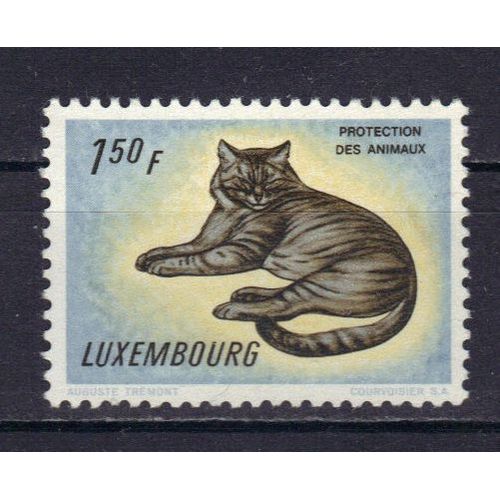 Luxembourg 1961 : Protection Des Animaux : Chat - Timbre Neuf **