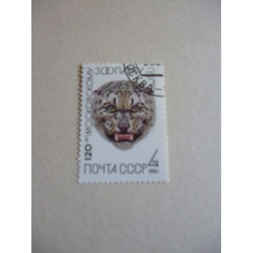 Timbre "Urss :1984 :Panthère".