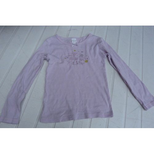 T-Shirt In Extenso 8 Ans Manches Longues Violet