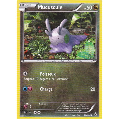 Carte Pokemon - Mucuscule - 72/106 - Xy Etincelles -