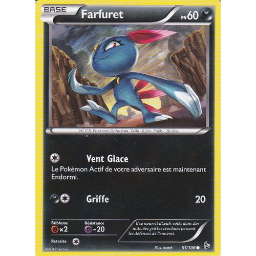 Carte Pokemon - Farfuret - 51/106 - Xy Etincelles -