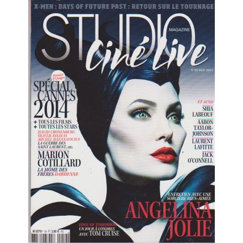 Studio Ciné Live 59 Angelina Jolie Sergio Leone Marion Cotillard X-Men Cronenberg Assayas Shia Labeo