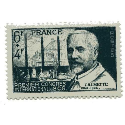 Timbre De Calmette Dans Son Laboratoire. 1er Congrès International Du B.C.G N° 814 Neuf ++