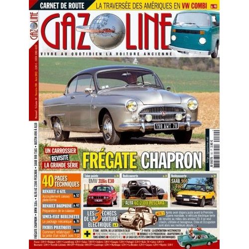 Gazoline N°190 (Renault Frégate Chapron, Saab 900 T16s, Bmw 318is E30...)