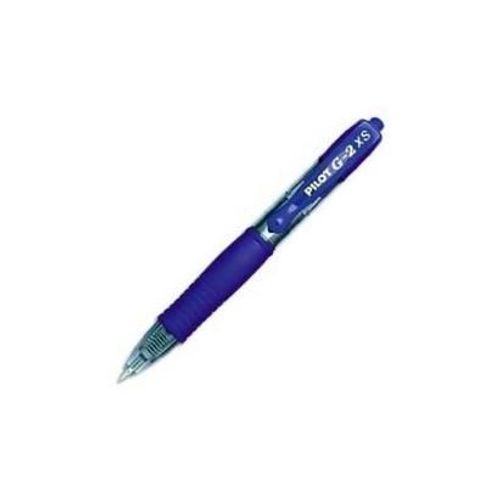 Pilot Lot De 6 Mini Stylos Roller Encre  Gel  G2 Xs7 Pixie Tracé 0,4 Mm (Bille 0,7mm) Bleu