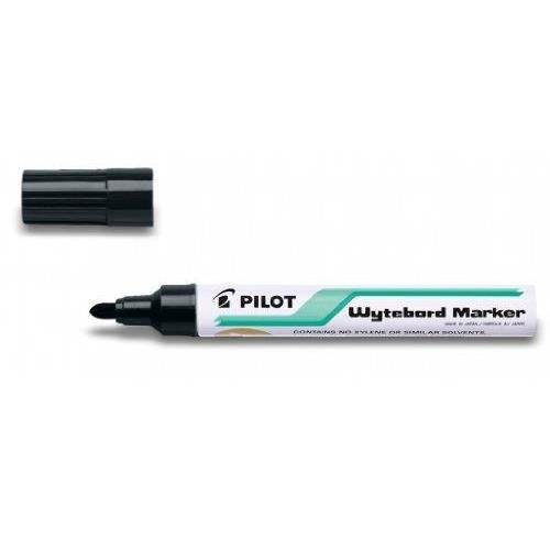 Pilot Lot De 12 Marqueurs Tableau Blanc Corps Alu Pointe Ogive 1,8 Mm Noir