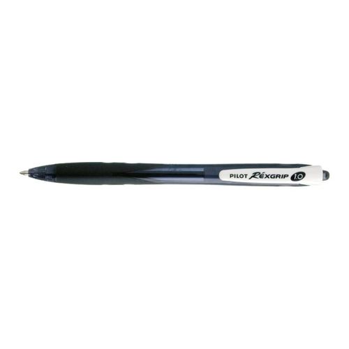 Pilot Lot De 3 Stylos À Bille Rexgrip Begreen Pointe Moyenne 1.0 Noir