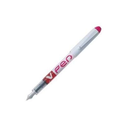 Pilot Lot De 12 Stylos Plume Jetable V-Pen Rose