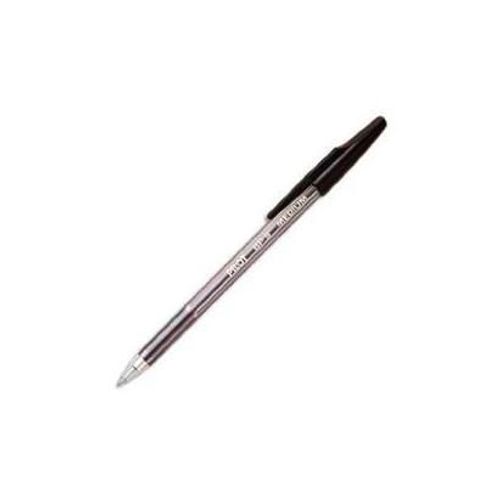 Pilot Lot De 12 Stylos Bille Bp-S Moyen Noir
