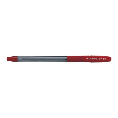 Pilot Lot De 6 Stylos À Bille Grip Bps-Gp Moyen Rouge