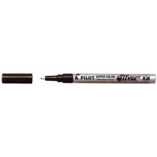 Pilot Lot De 12 Marqueurs Permanent Pointe Extra Fine Argent