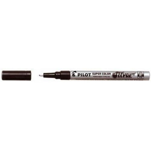 Pilot Lot De 12 Marqueurs Permanent Pointe Extra Fine Argent