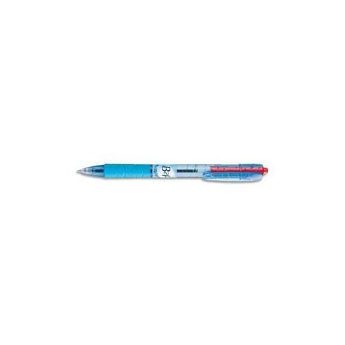 Pilot Lot De 3 Stylos Bille Rétractable Grip B2pball Grip, Pointe Moyenne, Begreen Encre Rouge