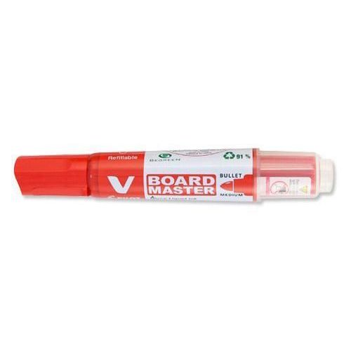 Pilot Lot De 3 Marqueurs Pour Tableau Blanc V Board Master, Ogive, Rouge