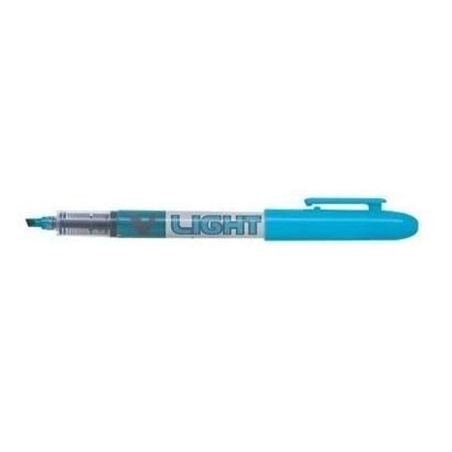 Pilot Lot De 6 Surligneurs De Poche V-Light Pte Biseautée Encre Liquide Bleu
