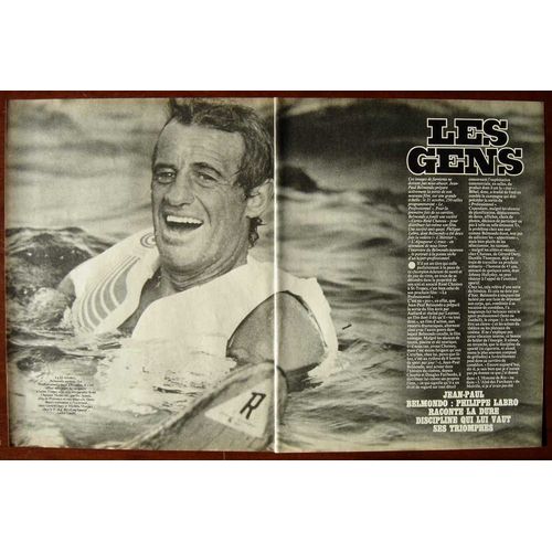 Paris Match N°1687, Coupure De Presse, Jean-Paul Belmondo