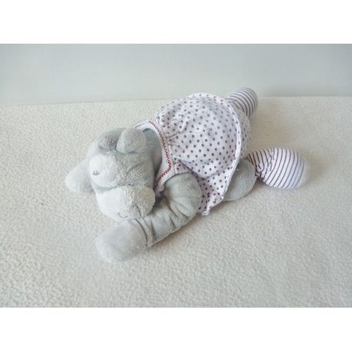 Doudou Lolita Noukie's Couchée, Qui Dort, Vache Grise Noukie's