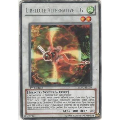 Carte Yu-Gi-Oh! "Libellule Alternative T.G." Rare Exvc-Fr039