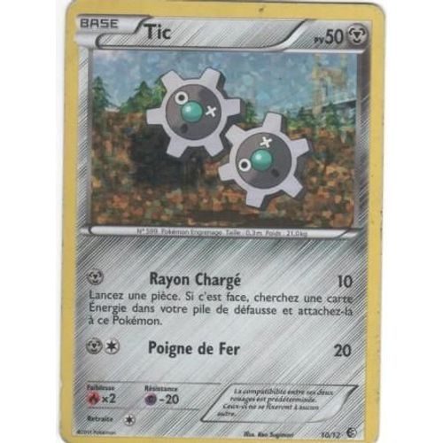 Carte Pokémon "Tic" Pv50 Holo 10/12