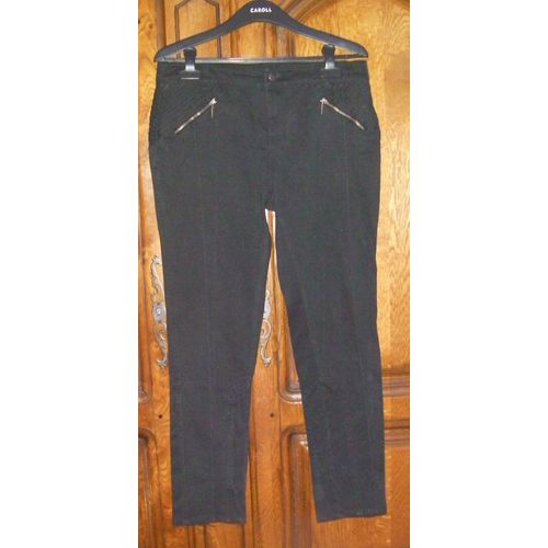 Pantalon Noir Trecking 3 Suisses - Taille 40