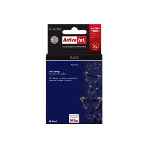 ActiveJet AH-950BRX Premium - 80 ml - noir - cartouche d'encre (équivalent à : HP 950XL ) - pour HP Officejet Pro 251dw, 276dw, 8100, 8600, 8600 N911a, 8610, 8615, 8620, 8630