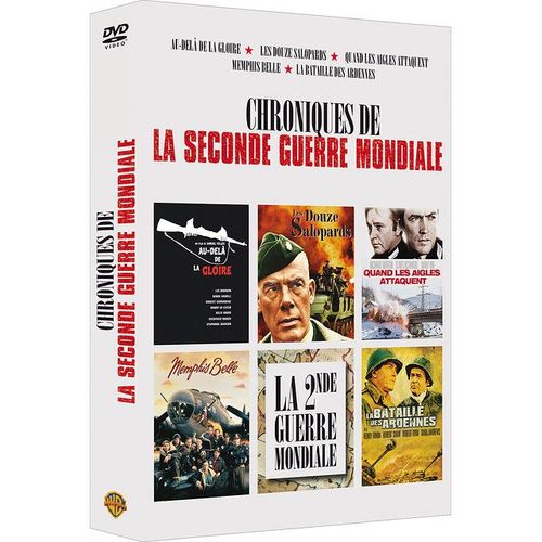 Seconde Guerre Mondiale : Au-Delà De La Gloire + Les Douze Salopards + Quand Les Aigles Attaquent + Memphis Belle + La Bataille Des Ardennes - Pack